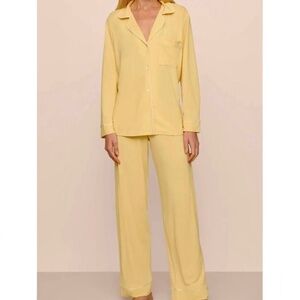 Eberjey Gisele Long Pajamas Sunrise/Ivory